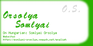 orsolya somlyai business card